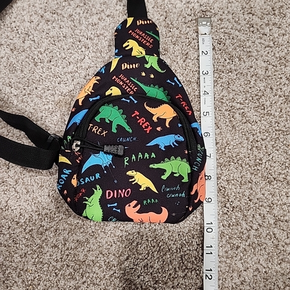 Kids Dinosaur Crossbody multicolor with adjustable strap - Picture 5 of 5